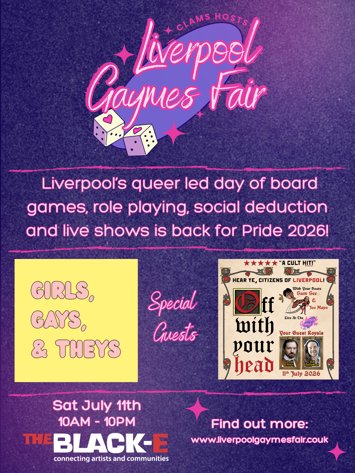 Flyer for past event: Liverpool Gaymes Fair