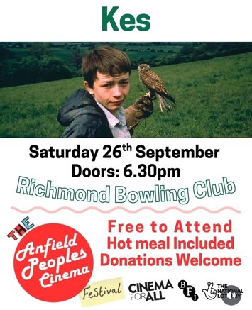 Flyer for Movie screening on Saturday 26th September 2026