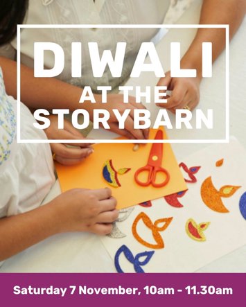 Flyer for Diwali at The Storybarn on Saturday 7th November 2026
