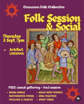 Flyer for past event: Folk session and social