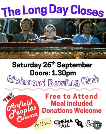 Flyer for Movie screening on Saturday 26th September 2026