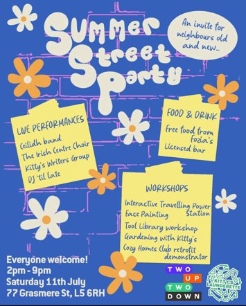 Flyer for past event: Summer Street Party