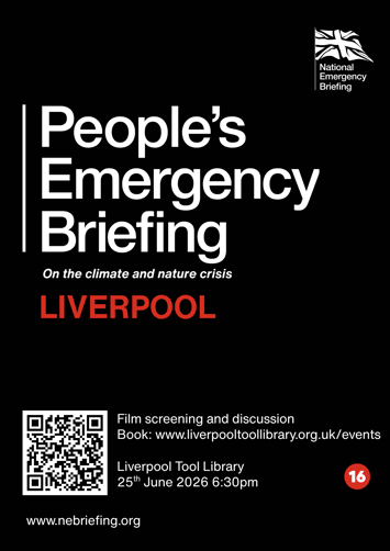 Flyer for People's Emergency Briefing on Thursday 25th June 2026