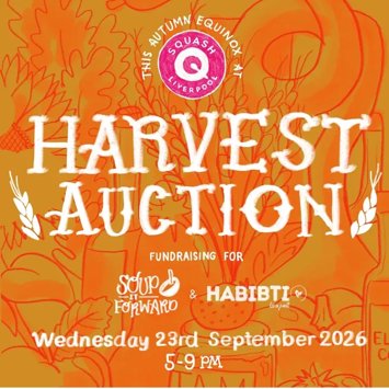 Flyer for Harvest Auction - Fundraiser on Wednesday 23rd September 2026