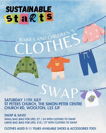 Flyer for past event: Babies & Children’s Clothes Swap