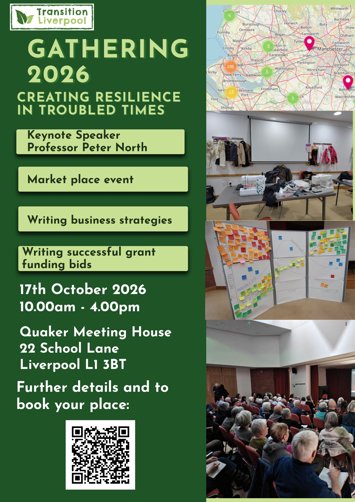 Flyer for Transition Liverpool - 2026 Gathering on Saturday 17th October 2026