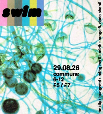 Flyer for past event: swim @ commune