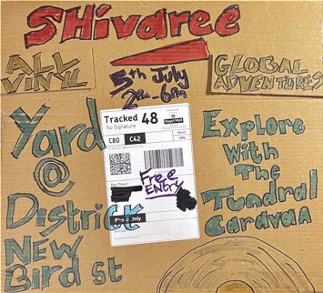 Flyer for past event: Shivaree with Tundral Caravan