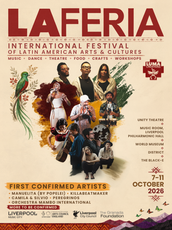 Flyer for past event: La Feria: International Festival of Latin American Art & Culture