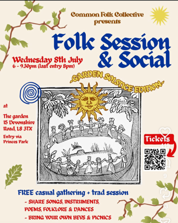 Flyer for past event: Folk Session & Social